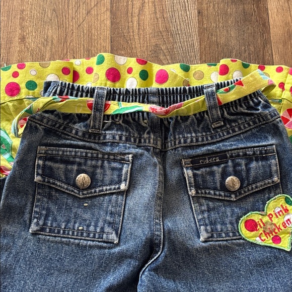 Custom Handmade Christmas Ruffle Jeans - Picture 7 of 7